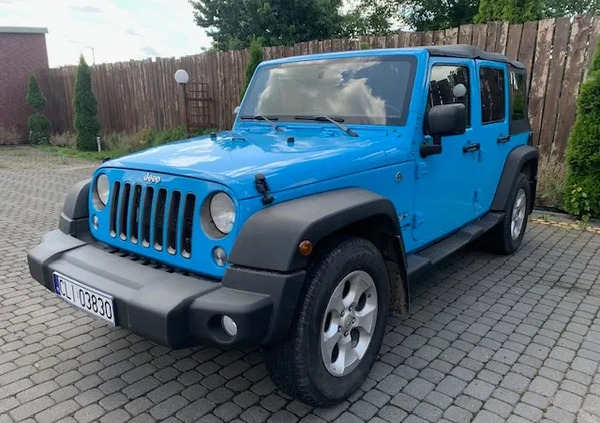 Jeep Wrangler cena 139900 przebieg: 101000, rok produkcji 2018 z Lipno małe 211